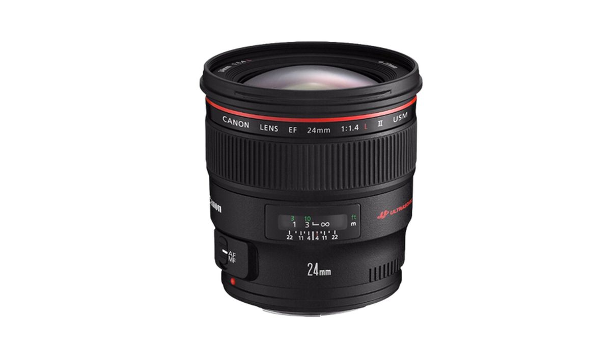 The Canon 24mm f/1.4 L II DSLR lens