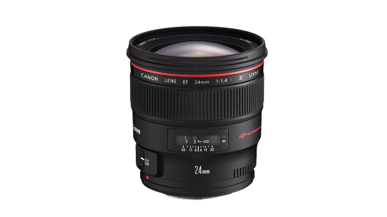 The Canon 24mm f/1.4 L II DSLR lens