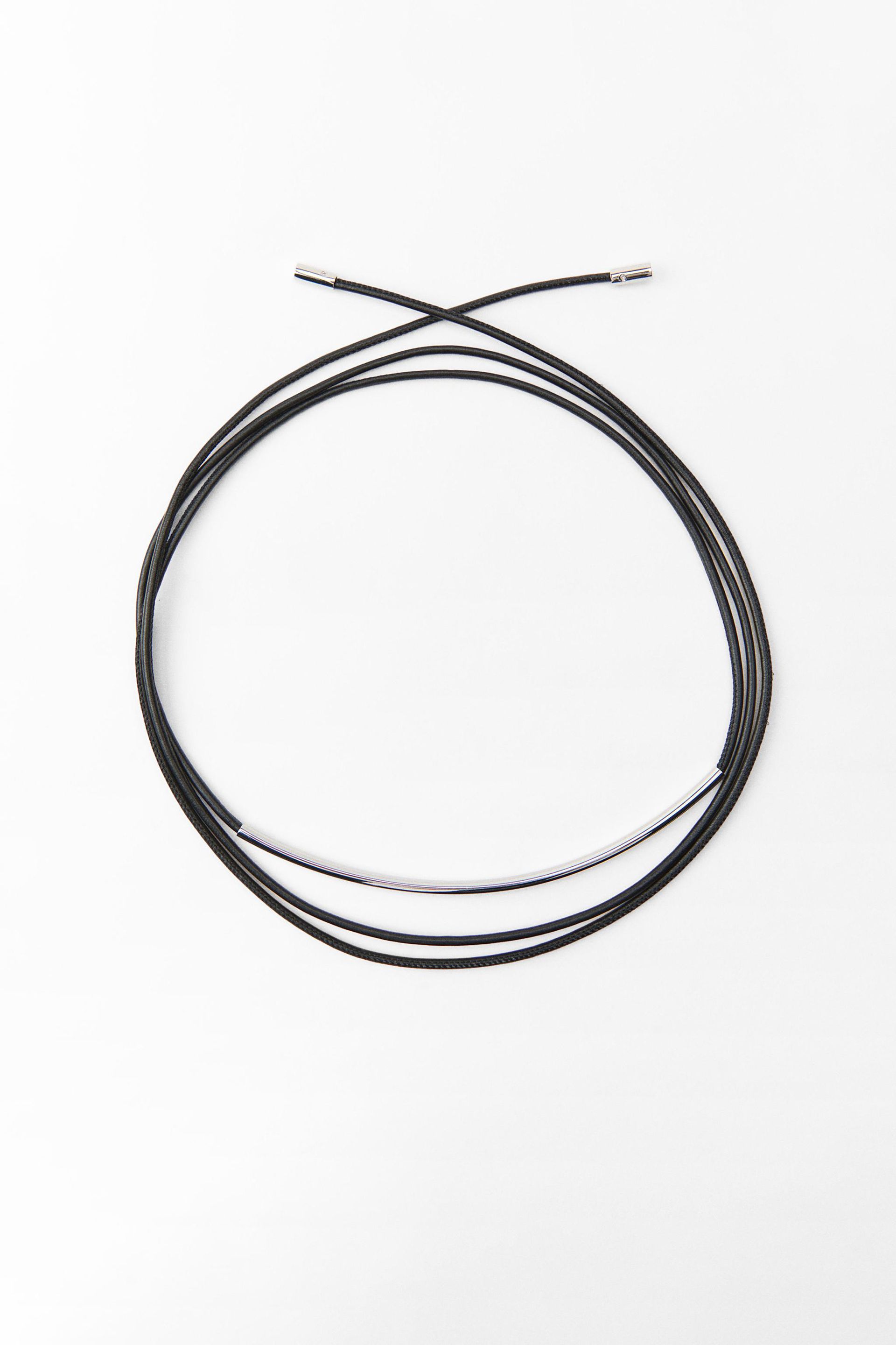 Zara, Metal Trim Leather Belt