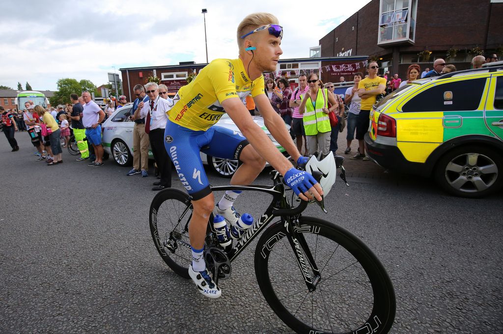 A calm Julien Vermote pre-stage