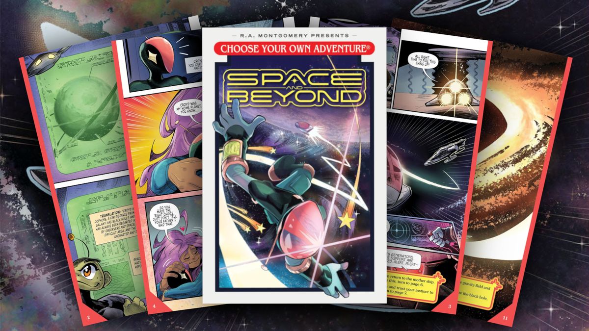 Remember 'Choose Your Own Adventure' books? Now there's a gorgeous graphic novel version heading to 'Space and Beyond' (exclusive)