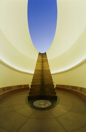 Roden Crater, East Portal, Skyspace, by James Turrell