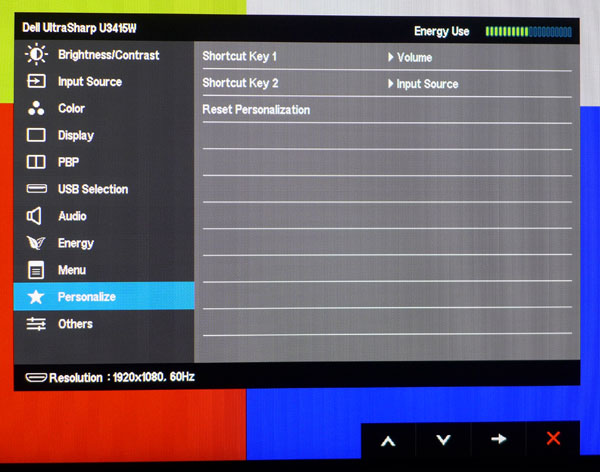 Dell U3415W OSD Setup And Calibration