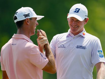 Billy Horschel and Brandt Snedeker play in QBE Shootout