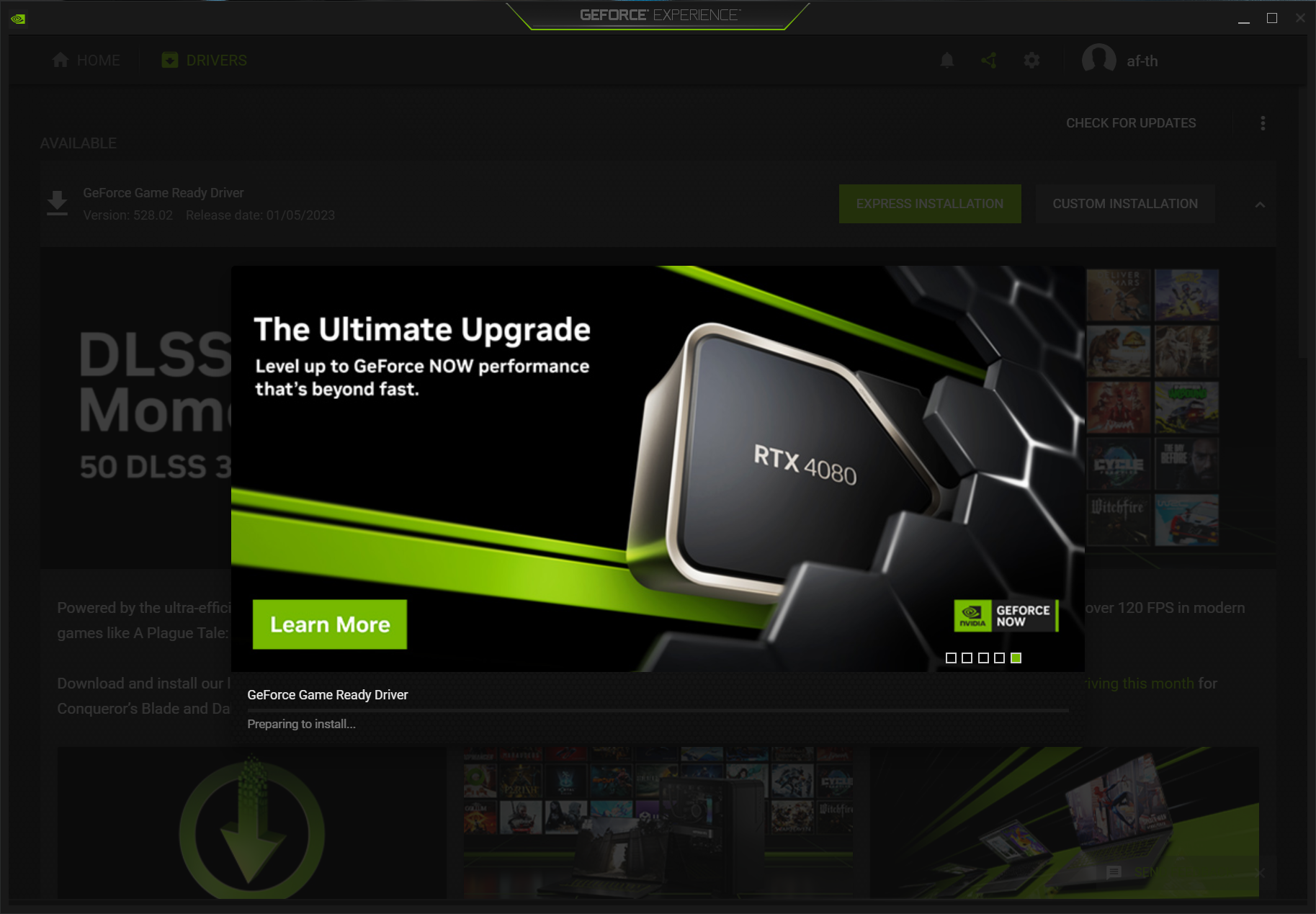 How to update Nvidia drivers