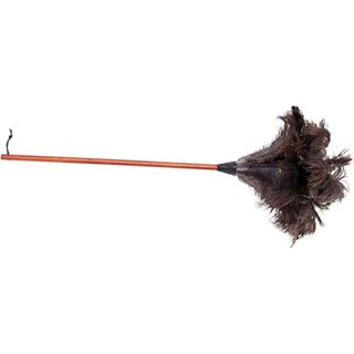 Redecker Ostrich Feather Duster with Varnished Wooden Handle