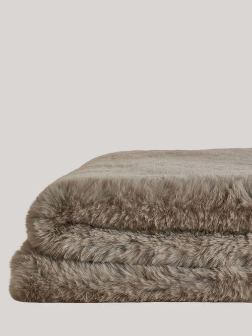 Faux Fur Throw