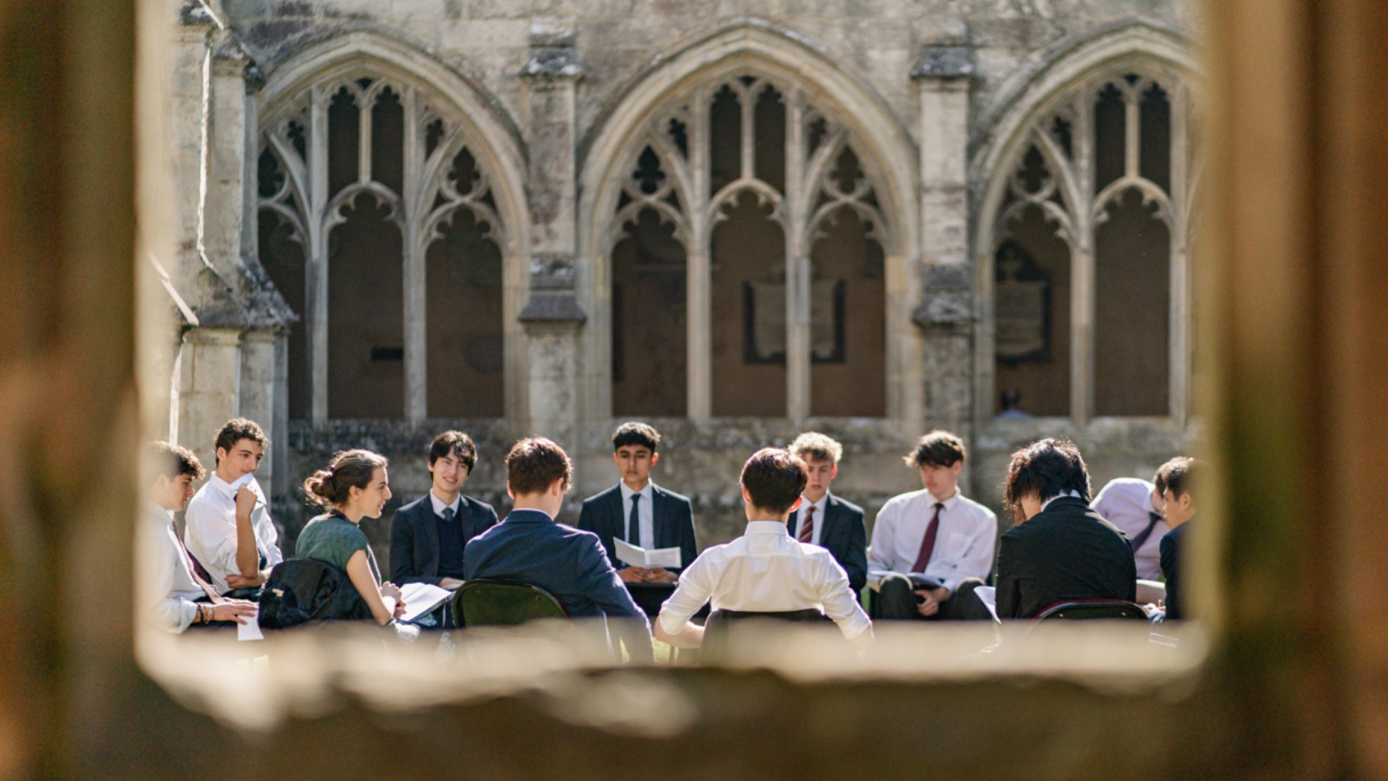 Students at Winchester College