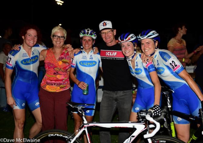 The Luna/ Cliff Bar family were all smiles after the race