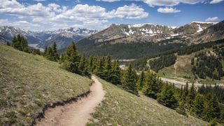 Hiking trail in the James Peak Wilderness, Colorado