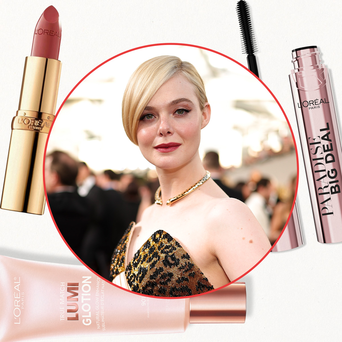 Elle Fanning Wore 10 Makeup Products to the 2025 Golden Globes—Each One Was $17 or Less