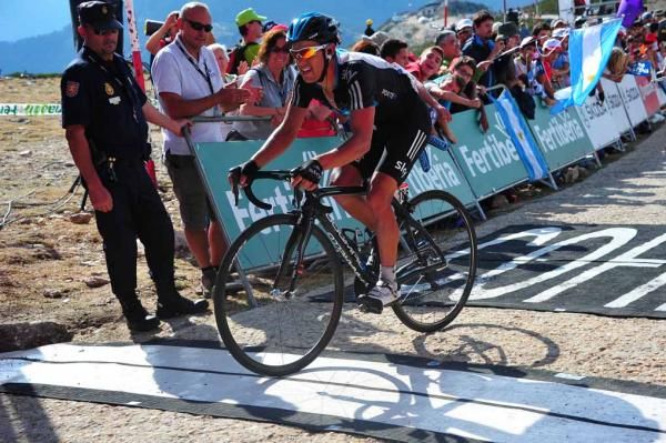 Richie Porte (Sky) finished second on the stage.