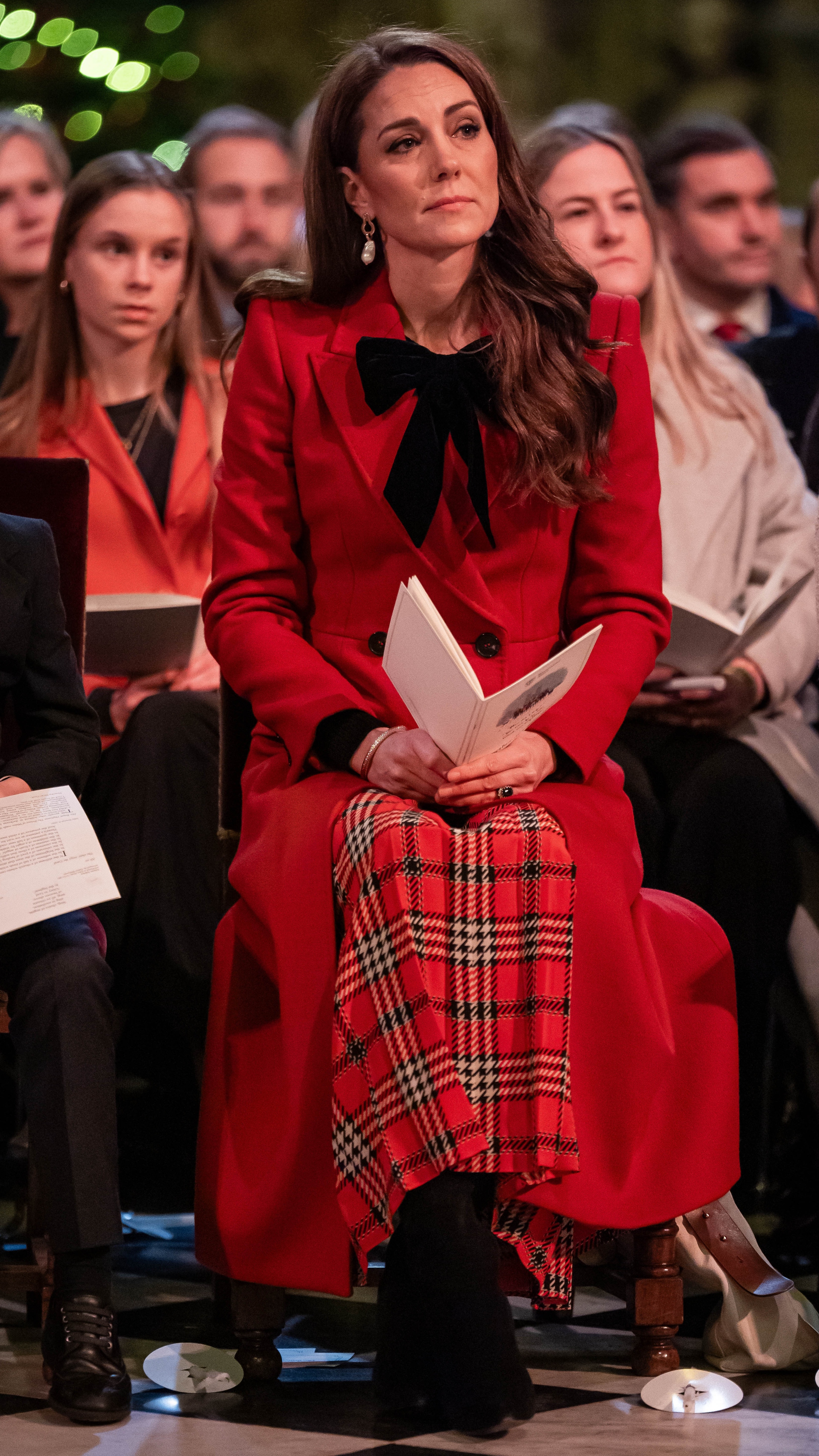 Catherine, Princess of Wales during the Together At Christmas carol service at Westminster Abbey on December 6, 2024