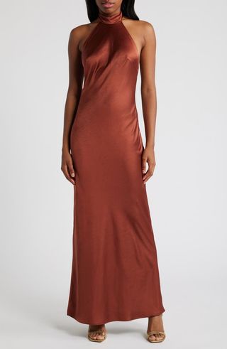 Love in Your Life Satin Cocktail Dress