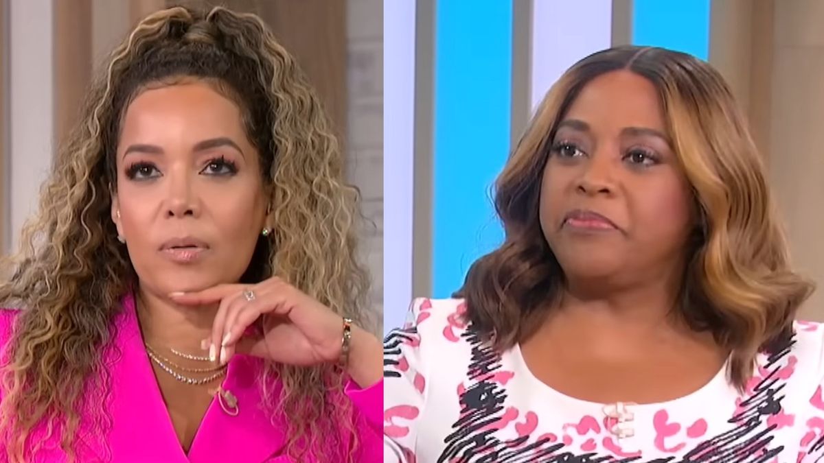 Sunny Hostin as a guest on Sherri Shepherd&#039;s talk show