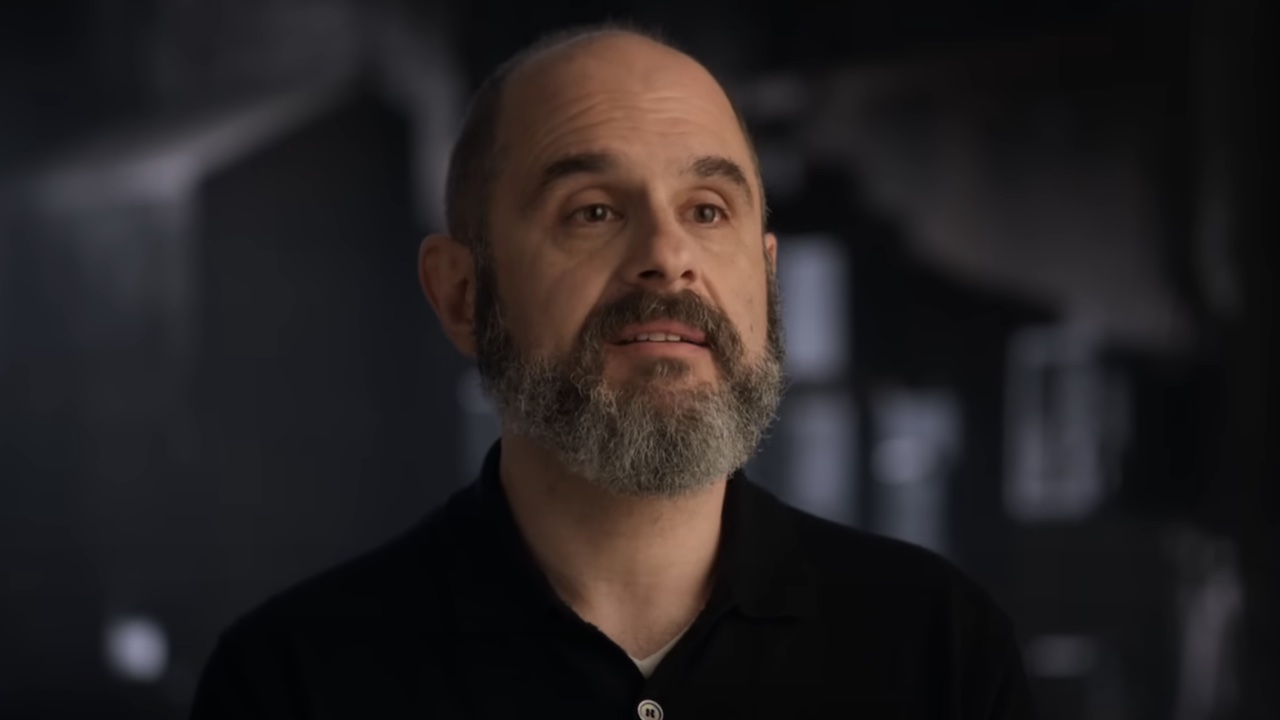 Craig Mazin talking to camera for Inside The Last Of Us Episode 6