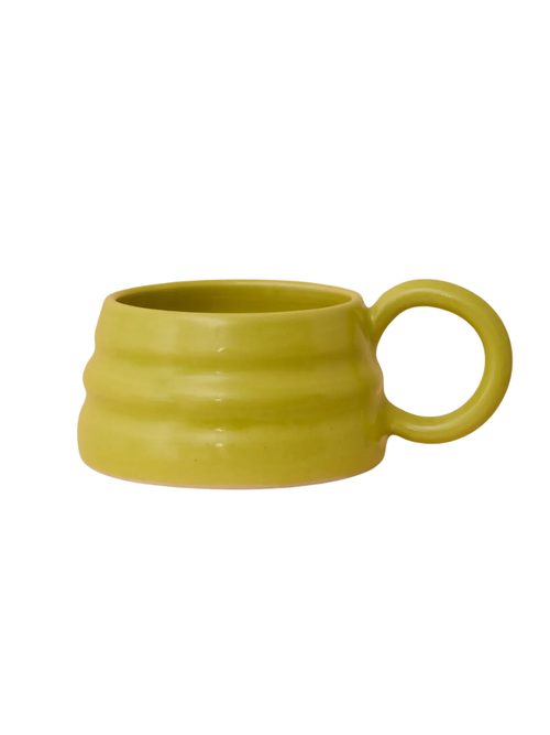 FlorenceMytum Chartreuse Handmade Ceramic Mug 