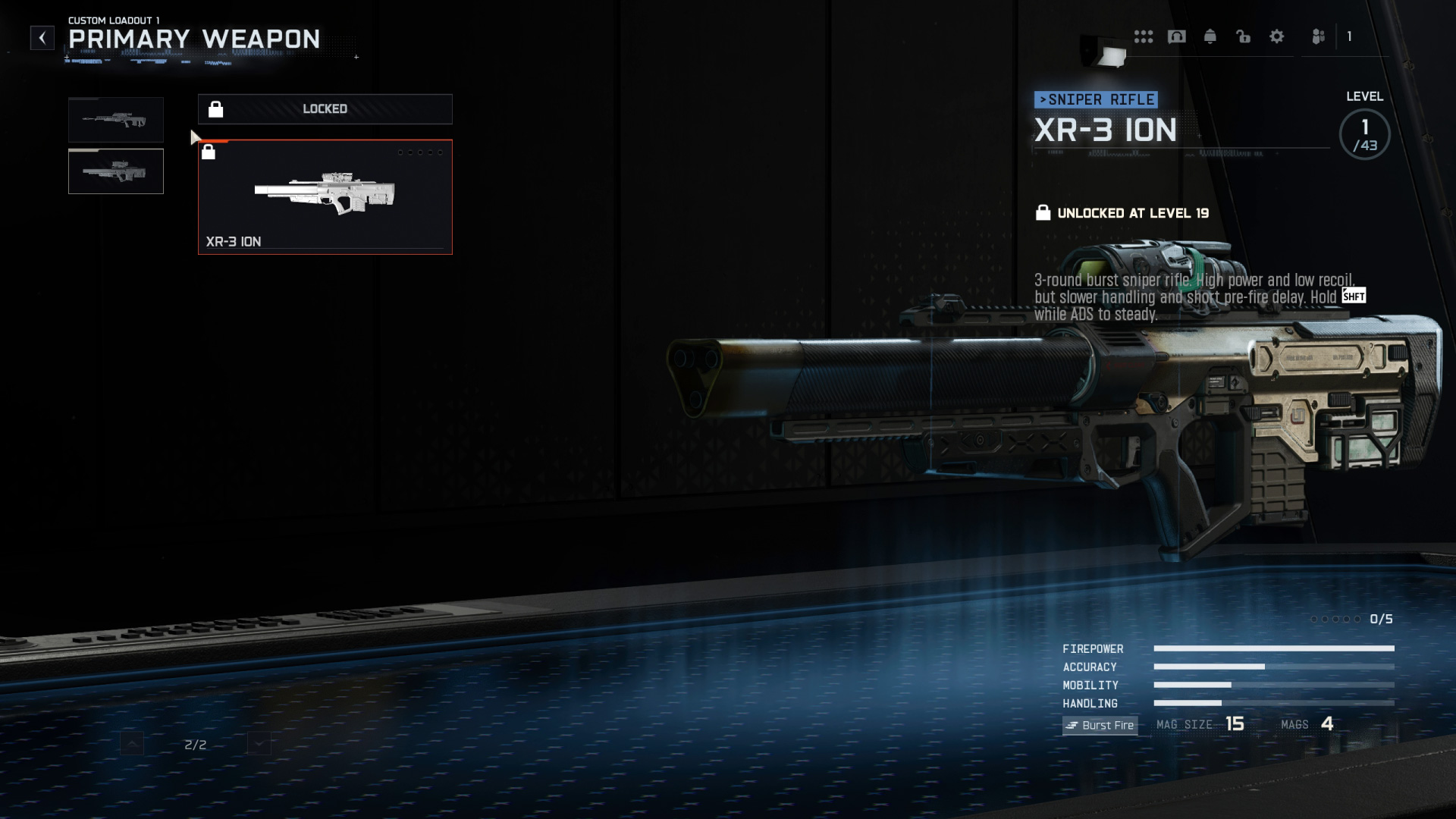 Black Ops 7 guns – XR-3 Ion