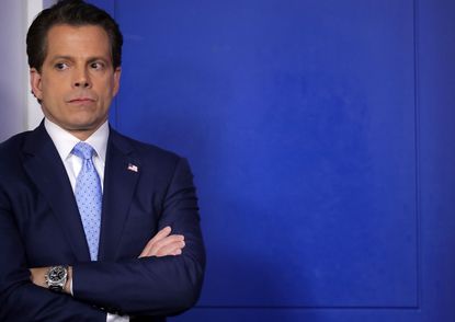 Anthony Scaramucci at a White House press briefing
