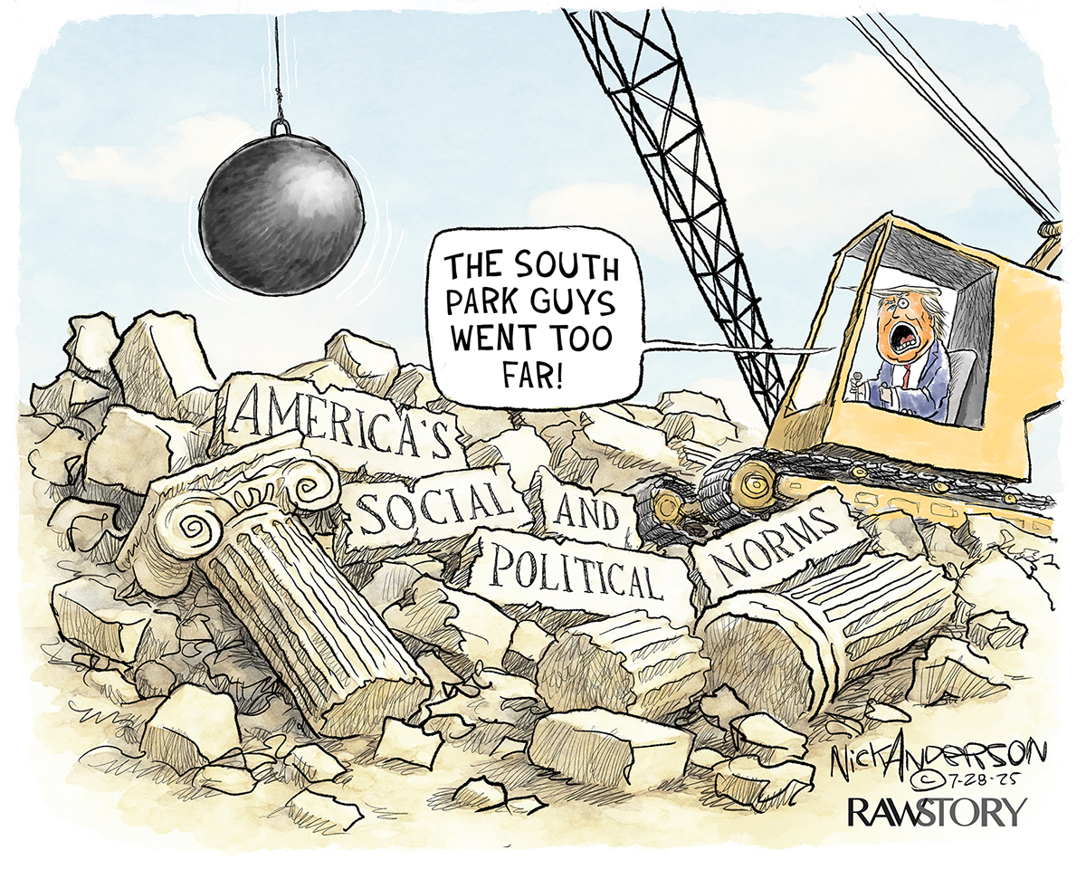 Political cartoon