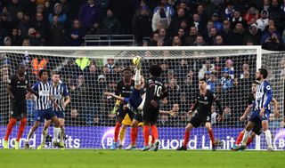 Alireza Jahanbakhsh's overhead kick grabbed a point for Brighton