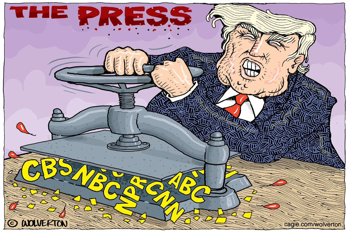 Political cartoon