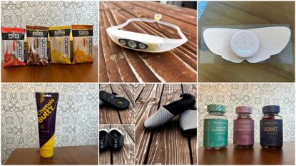 A collage of the fitness consumables and tech we've been testing in November