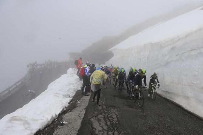 The fans suffered along with the peloton today