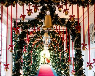 Christmas decoration in the East Colonnade