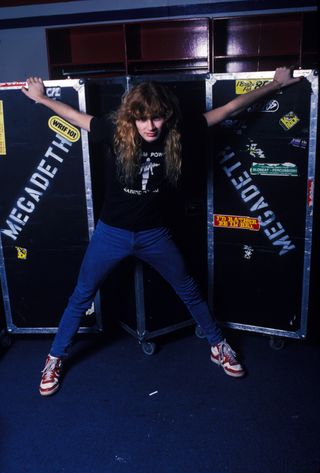 Natural born leader, Mustaine in 1986