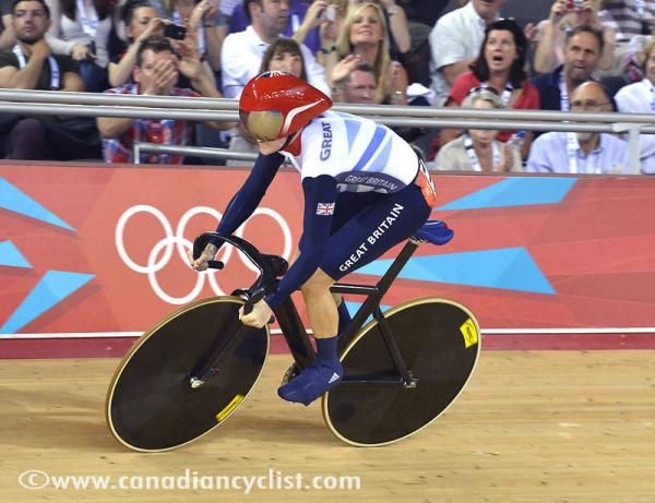 Victoria Pendleton (Great Britain) set a world record.