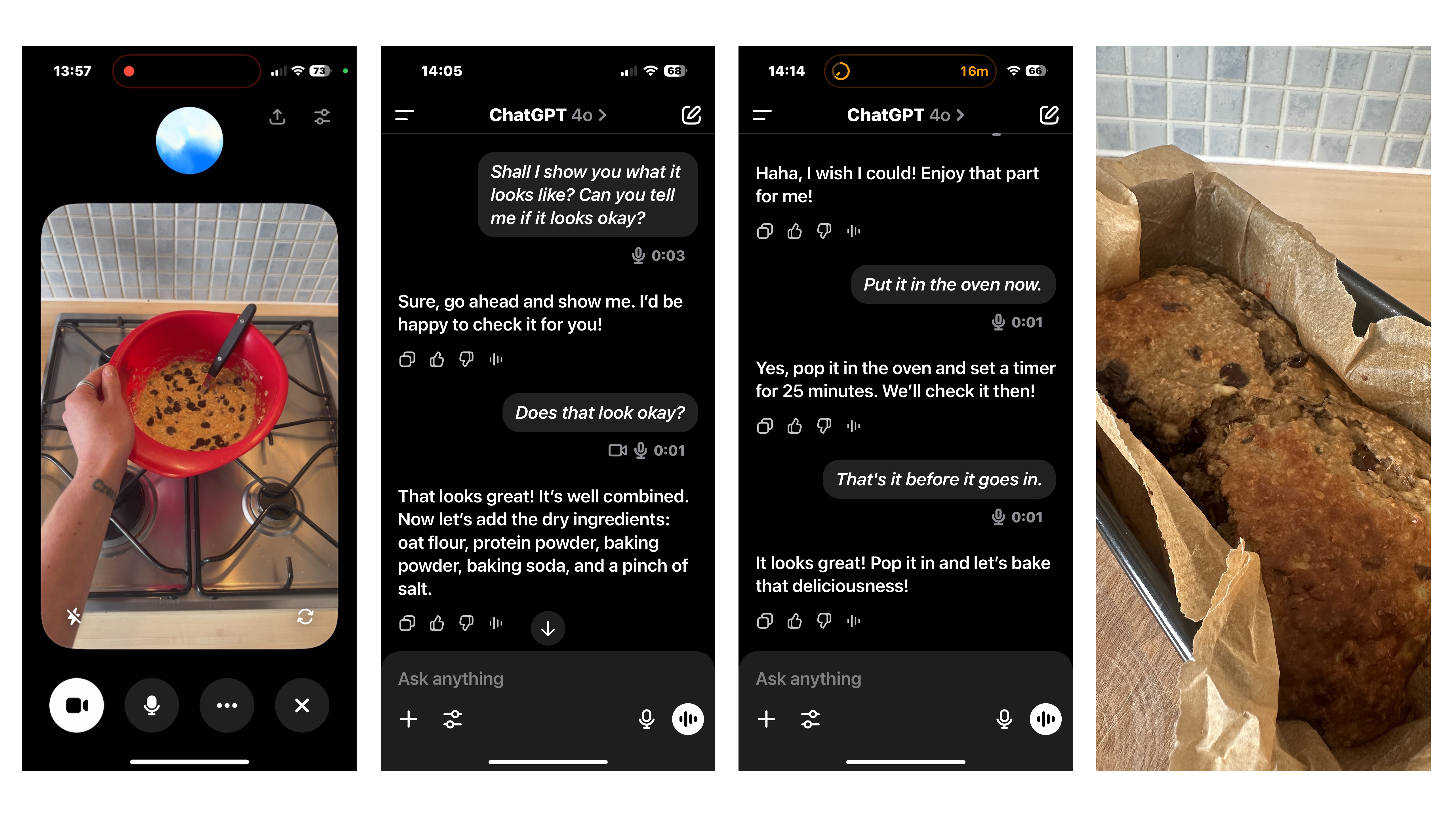I tested ChatGPT Advanced Voice Mode's sous-chef ability by baking banana bread – here’s how it went
