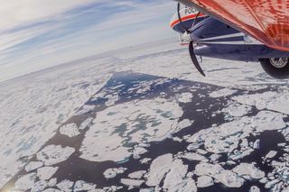 Ice and open water in the Arctic