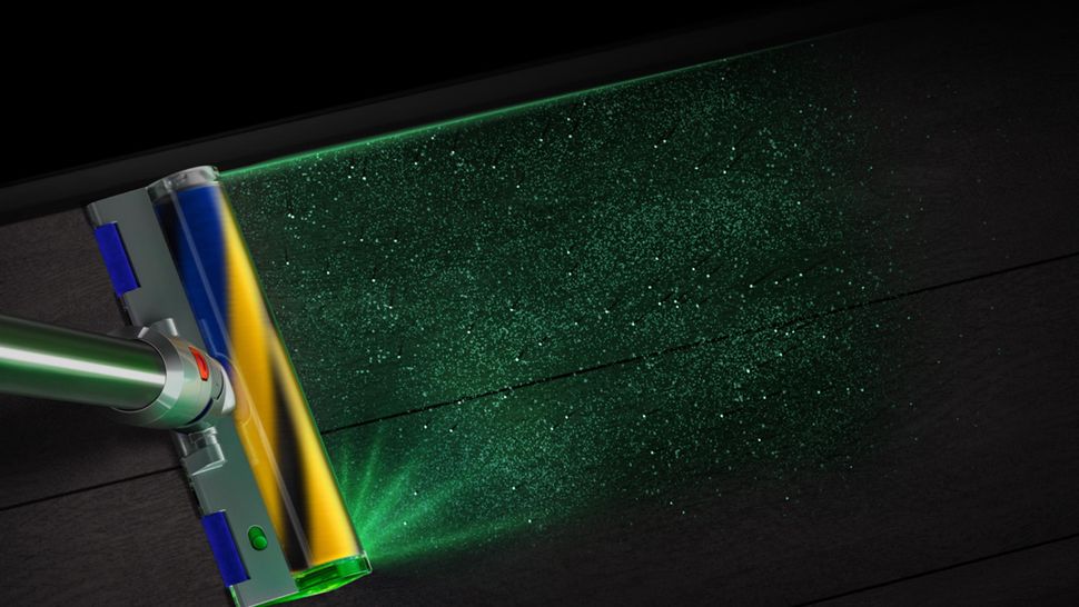 La nueva aspiradora Dyson V15 Detect usa rayos láser para mostrarte la