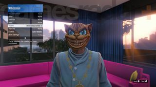 GTA Online Halloween 2024 Brown Creepy Cat Mask