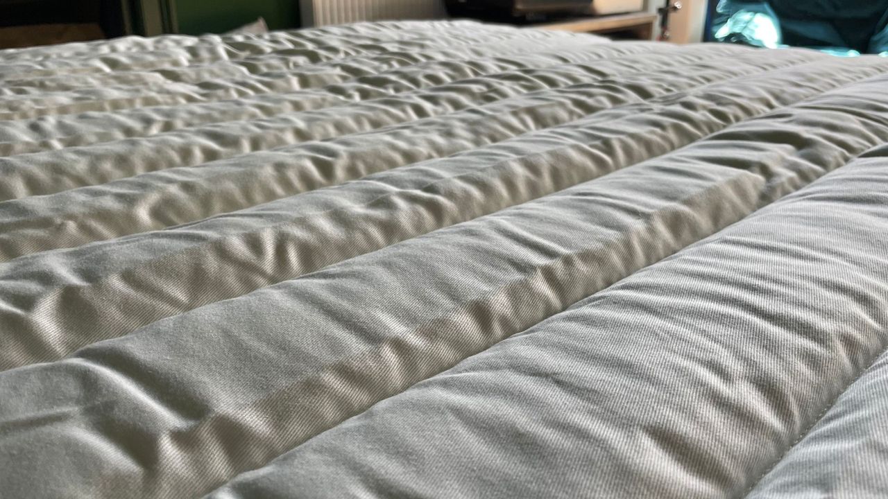 Floks Wool Mattress Topper texture