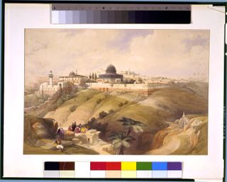 19th century Jerusalem painting
