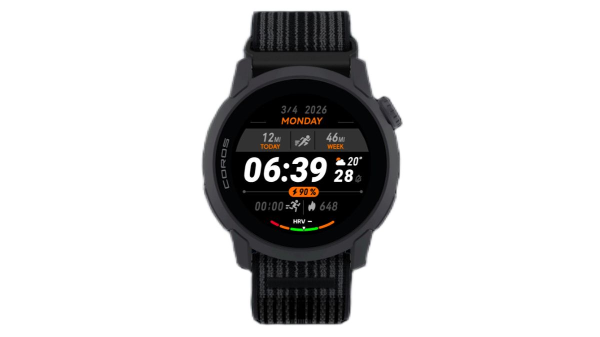 Coros Weekly Mileage Watch Face