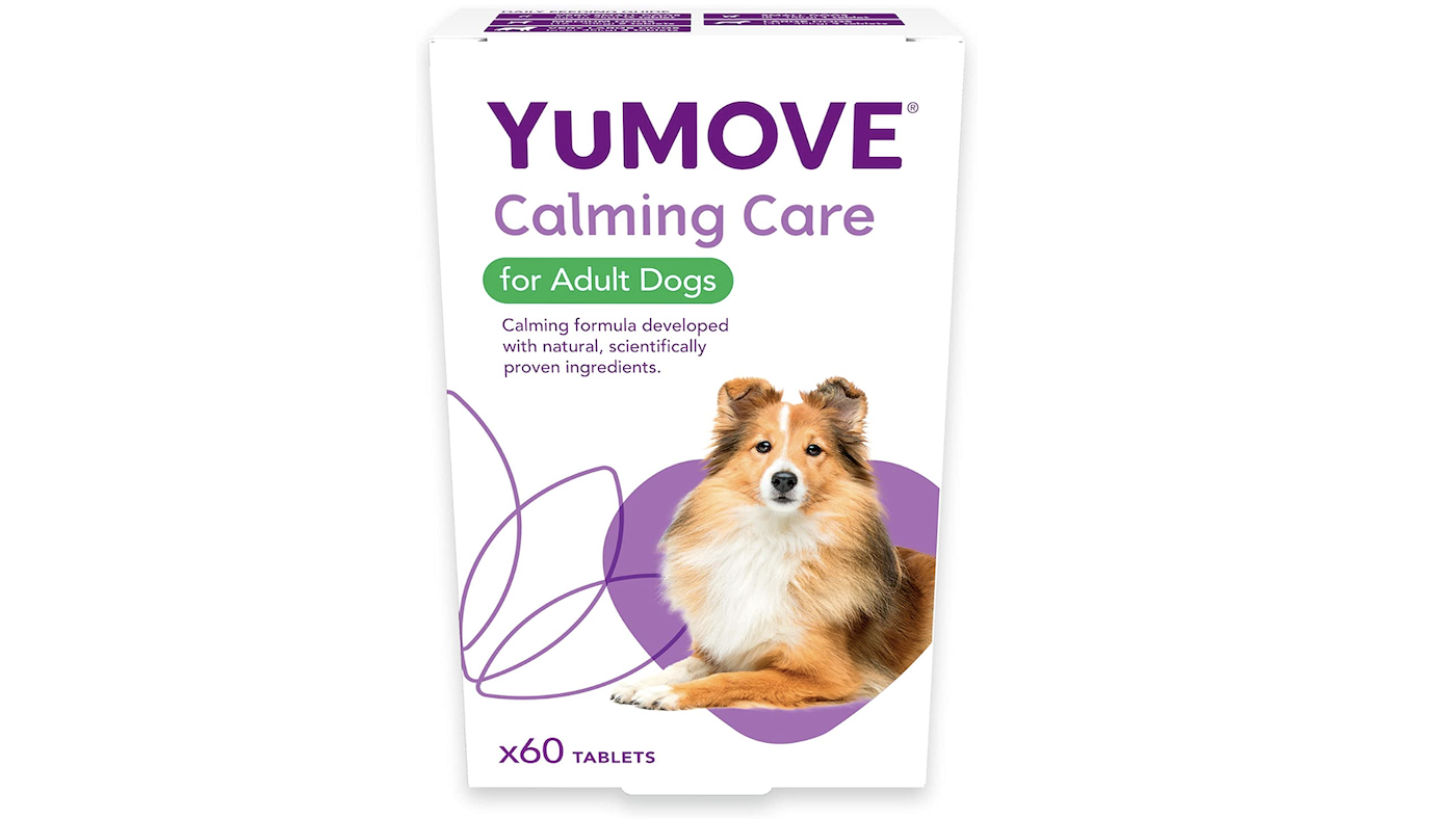 YuMove Calming Care box of tablets for dogs