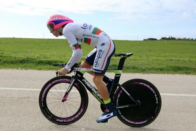 Rui Costa (Lampre-Merida) in the Volta ao Algarve time trial.