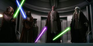 Mace Windu and other Jedi in Revenge of the Sith