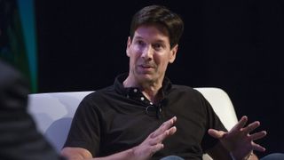 Mark Russinovich speaking on stage at a conference