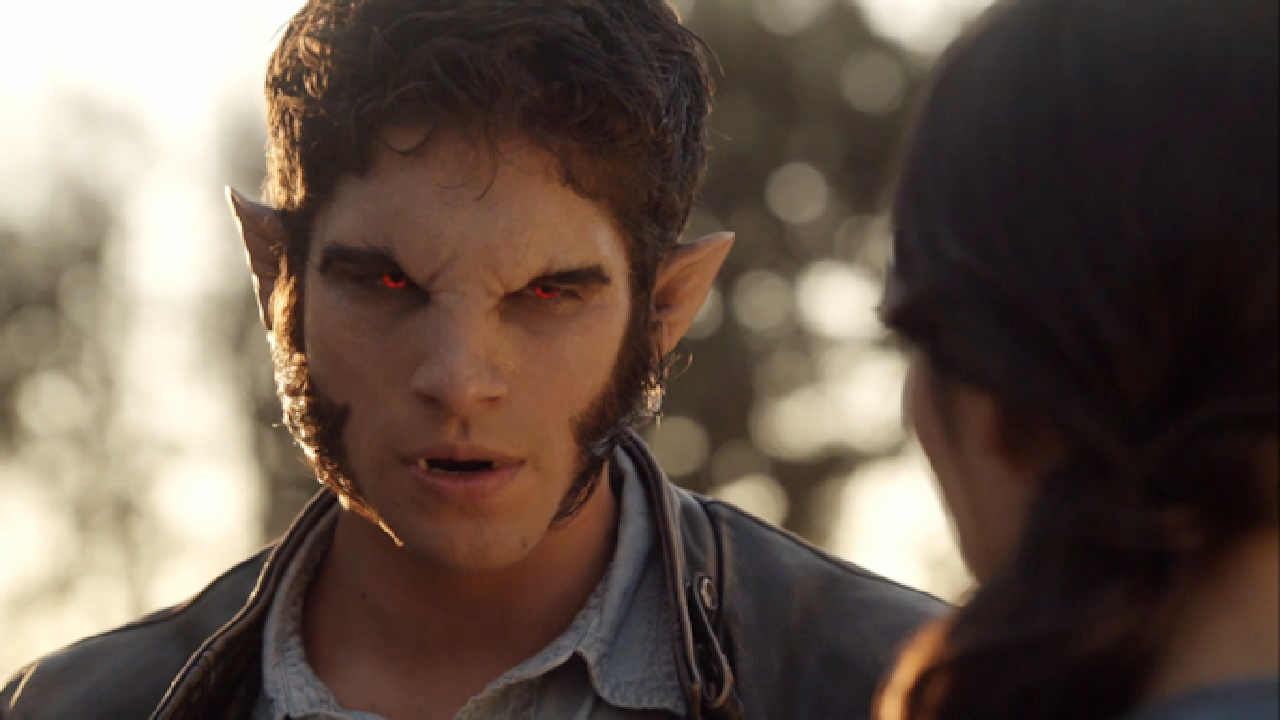 Tyler Posey as Scott on Teen Wolf.