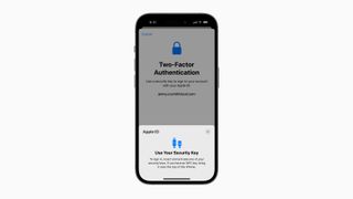 Security Keys for Apple ID provides users the choice to require a physical security key to sign in to their Apple ID account.