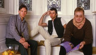 (from left) Dave Gregory, Colin Moulding and Andy Partridge