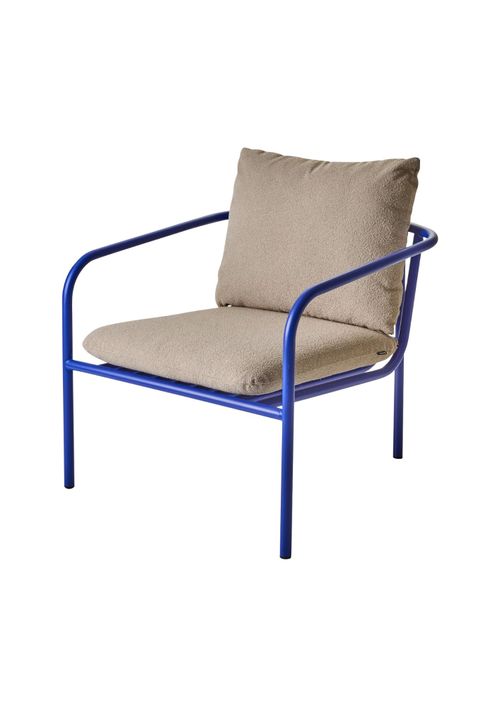 Brafab | Bendt Lounge Chair in Teddy Beige-Peach