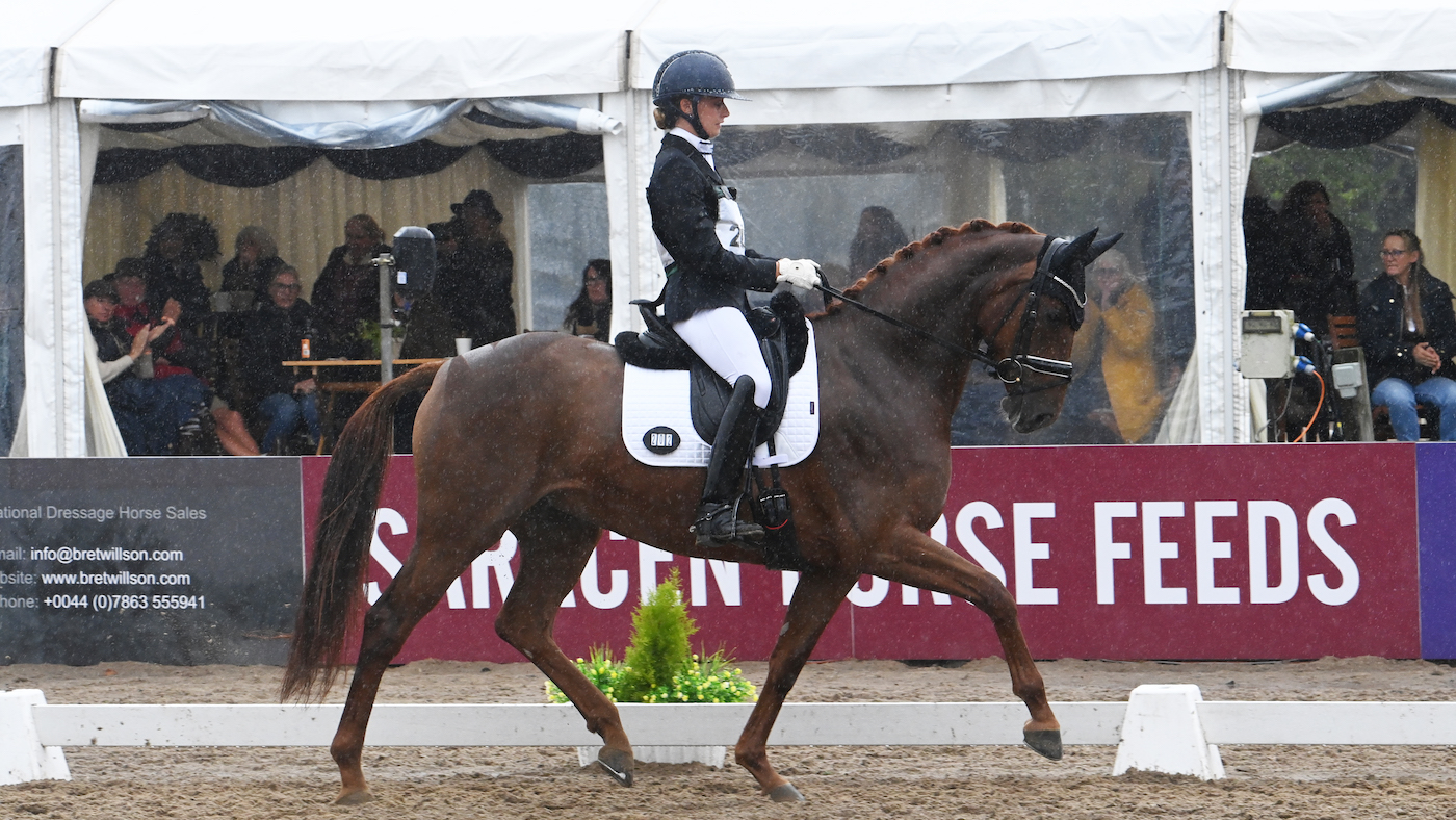 Alicia Lee and Della Ballerina at the 2024 National Dressage Championships.