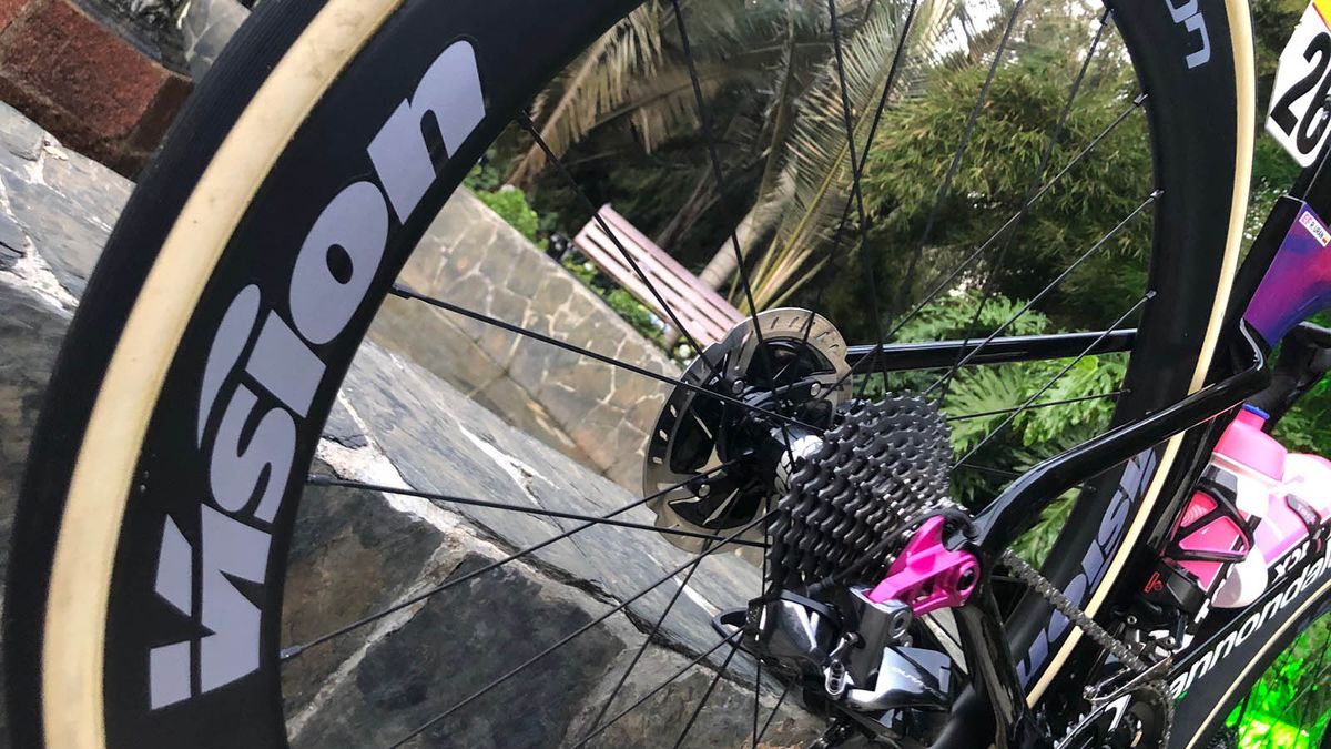 Vision provides the team with carbon wheels and cockpit components
