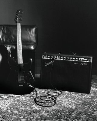 Fender x Saint Laurent Stratocaster and '65 Deluxe Reverb amplifier