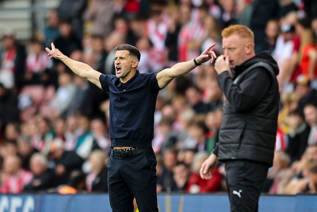 John Mousinho and Will Still kept the fourth official busy